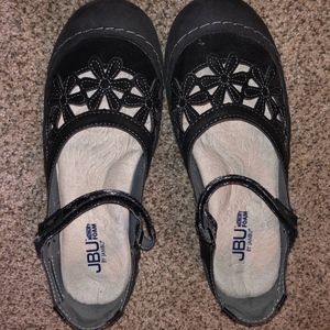 JBU, Black Color, Memory Foam, Sandals